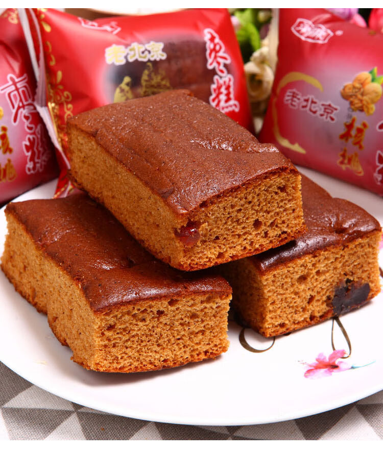 晨臻老北京枣糕核桃糕整箱休闲零食蛋糕批发传统糕点营养早餐面包点心