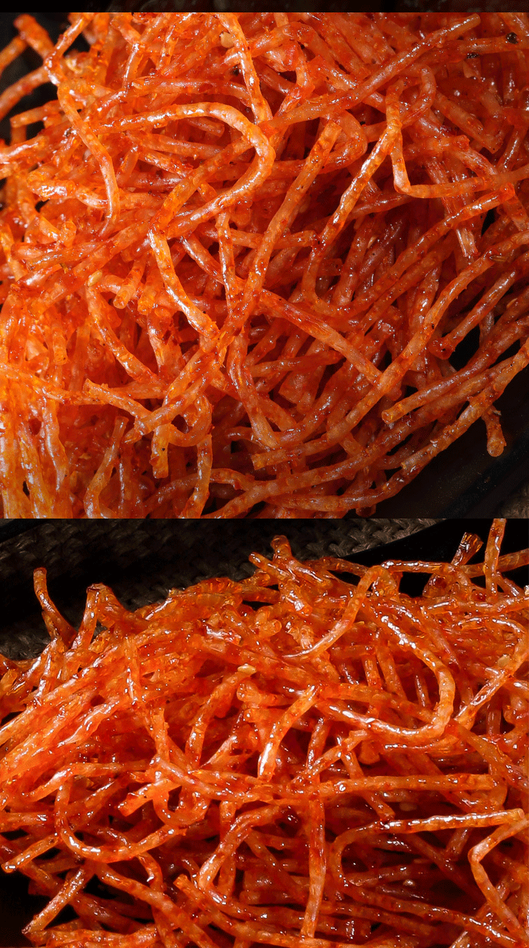 网红三千丝辣条 麻辣零食湖南特产儿时小吃休闲麻辣味辣丝 香辣味125g