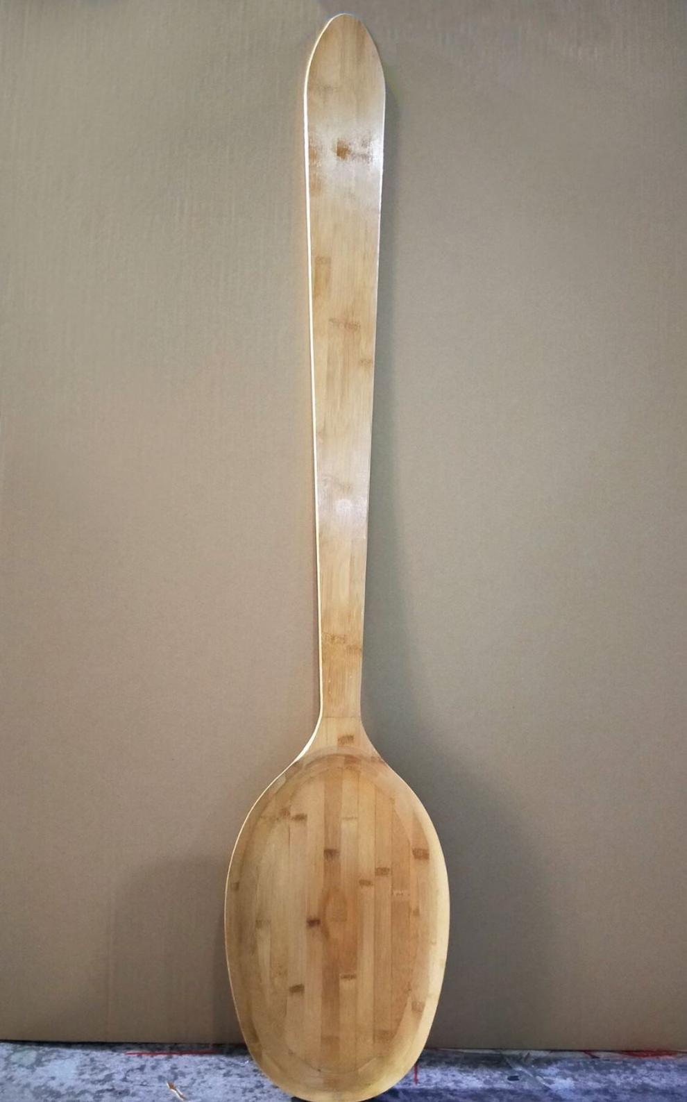 小杨哥同款巨型巨大超大号勺子道具恶搞特大号网红木勺装饰摆件 p46-1