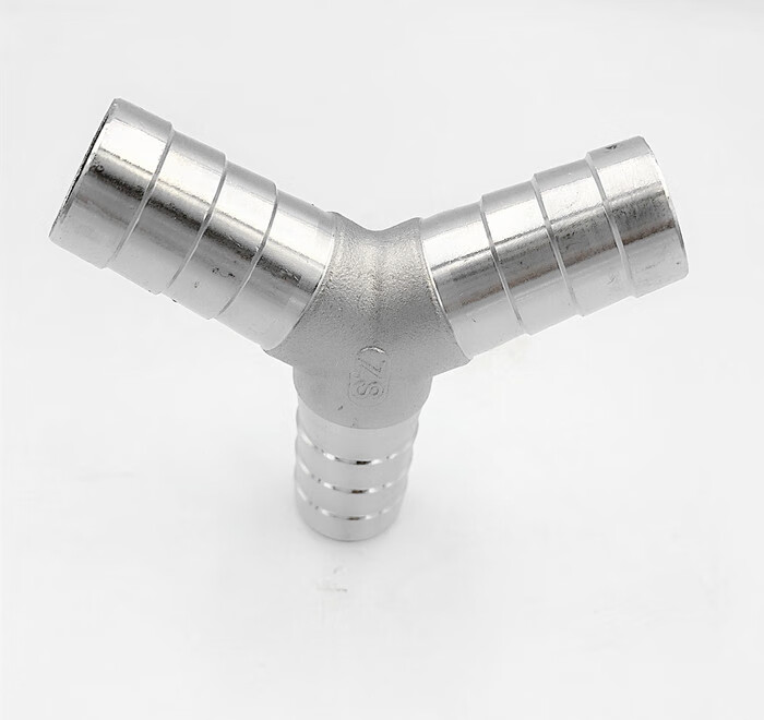304不锈钢y型宝塔软管三通皮管三通接头t型人字三通水管接头20 25