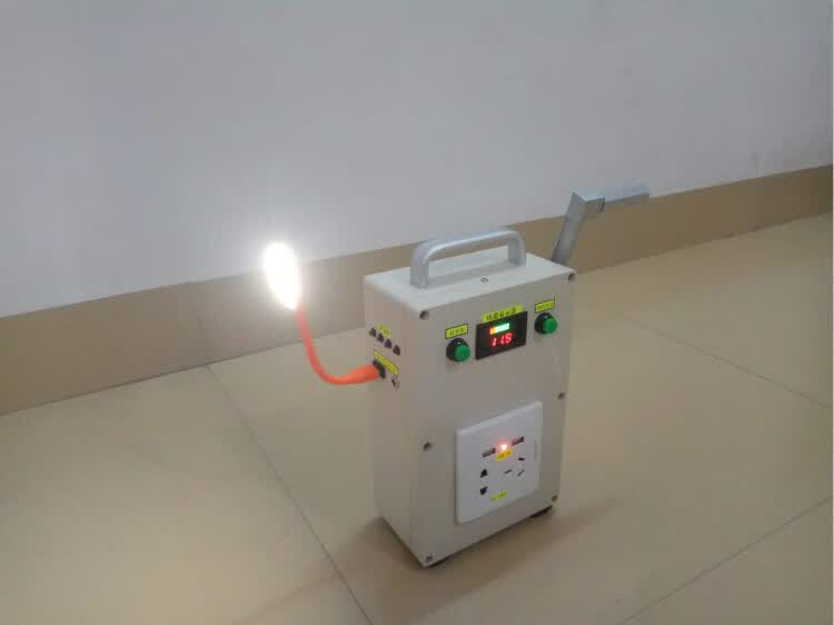定做手摇发电机户外220v大容量存电宝150w家电野外宿营供电新款220v