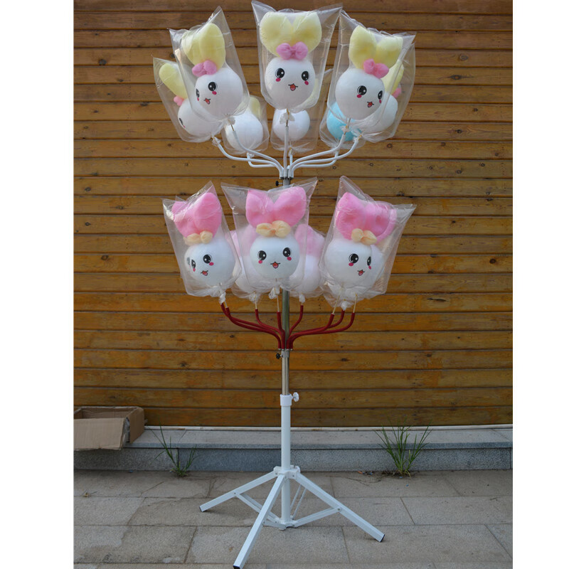 尚园花式棉花糖展示架 棉花糖插架 万向 商用 自由调节 伸缩 支架 1层