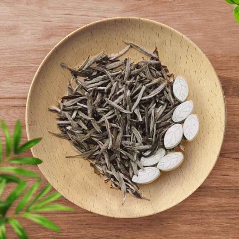 白茶茶爽含片 chasli茶仕利白茶茶爽茶叶含片糖清新口气5种茶 白茶茶