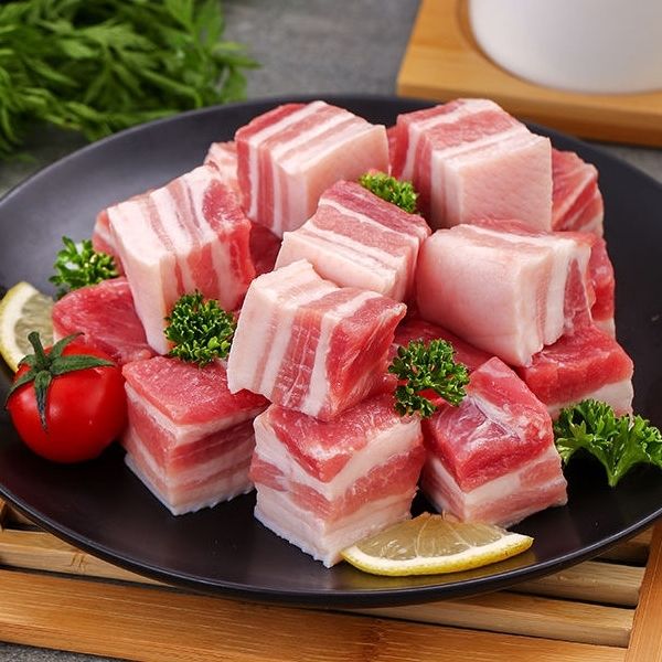 棠鲜生 土猪肉新鲜五花肉块肉片肥瘦相间 土猪肉块【3斤】