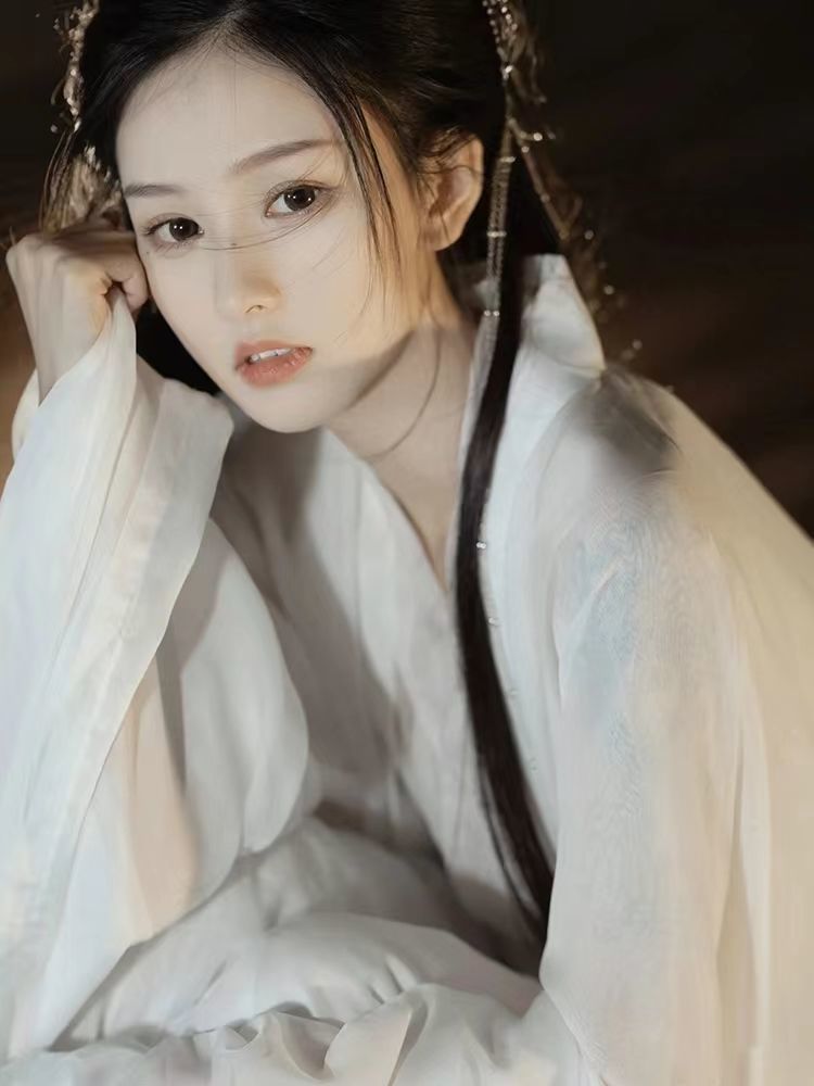 oiuo汉服女仙古装魏晋制大袖衫古代衣服便宜薄款飘逸显瘦清冷风夏季