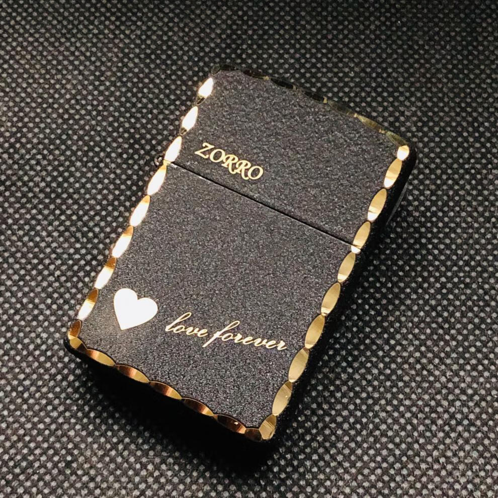 佐罗zorro 正品复古 防风 煤油打火机 男士礼品创意打火机冰面打边