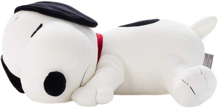 史努比公仔 日式snoopy2022款超柔软趴姿睡颜史努比公仔玩偶毛绒玩具