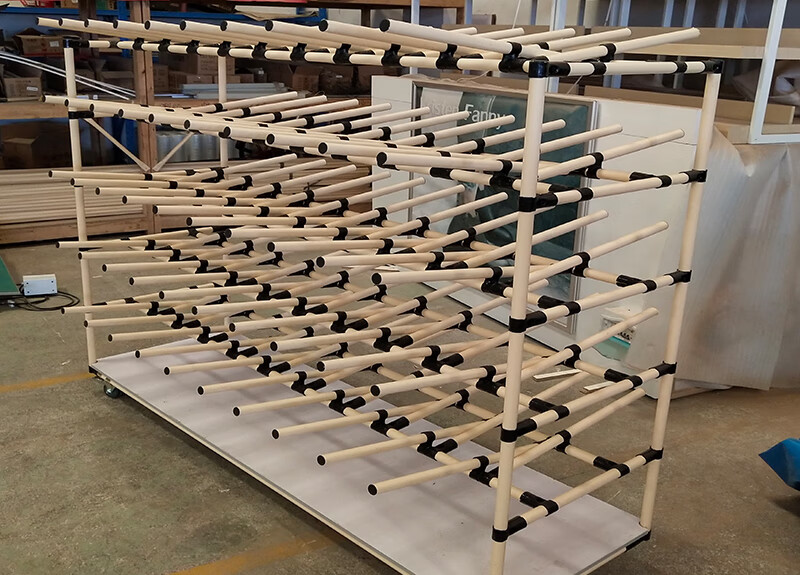 定制线束架精益管缆线架汽车挂线架电缆线工具线架车间带轮物料架