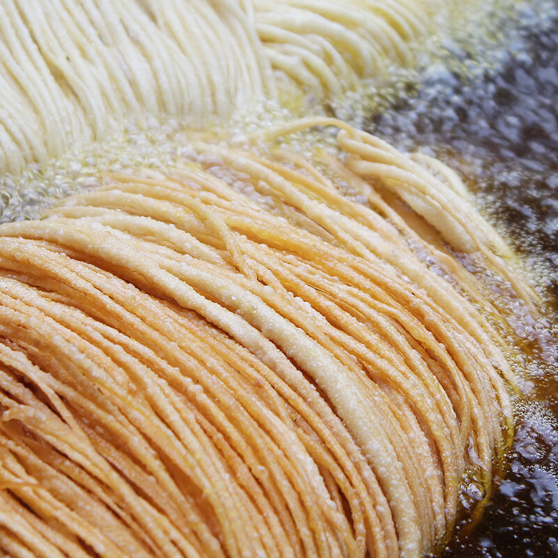 农家手工方集金丝馓子传统零食糕点油炸食品500g香酥宽馓子2斤咸香味