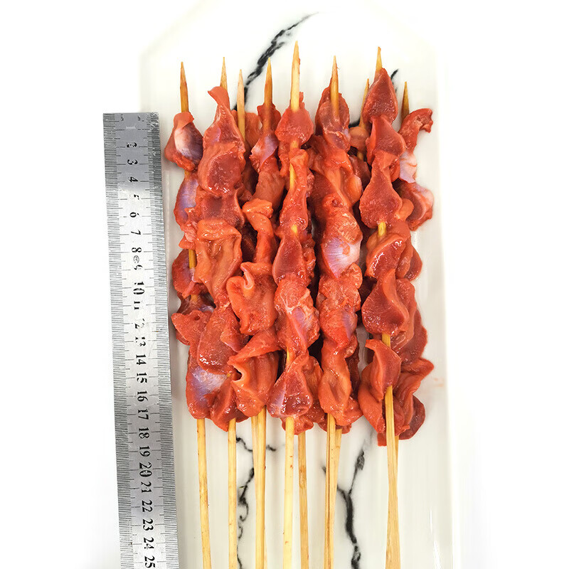 新鲜调味鸡胗鸡肾串烧烤冷冻商用半成品20串包腌制鸡胗串烧烤油炸食材