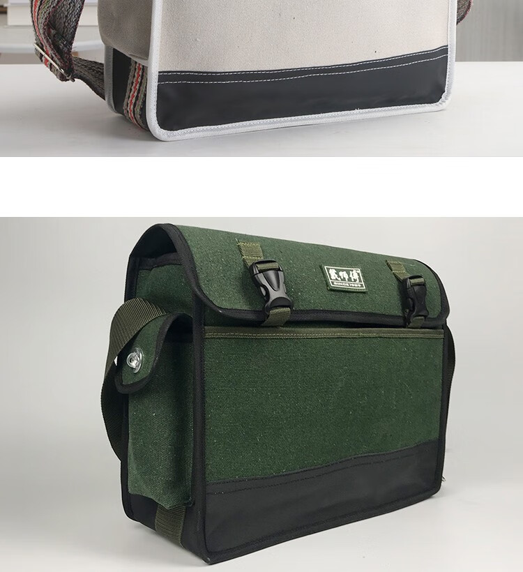 电工工具包帆布大加厚多功能维修安装工具袋耐磨便携小号木工双肩背包