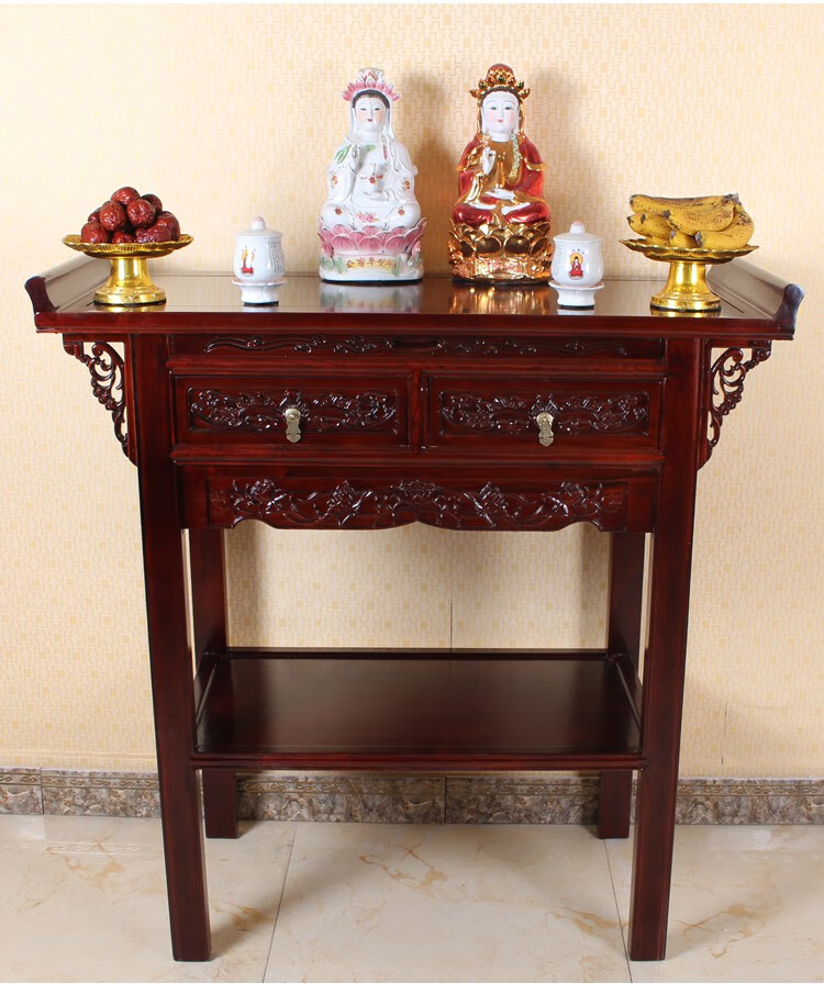佛龛供台家用 供桌供台佛台家用客厅实木香案佛桌神台中式佛龛神龛