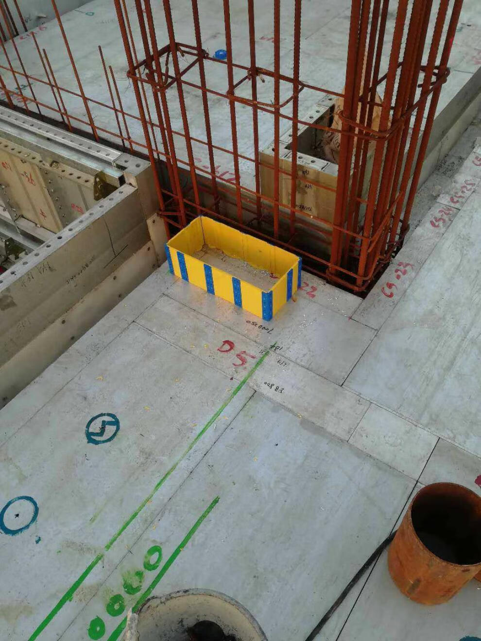 方形预留洞模具通风桥架方洞口预留双排管洞口预留组合式水电预埋150