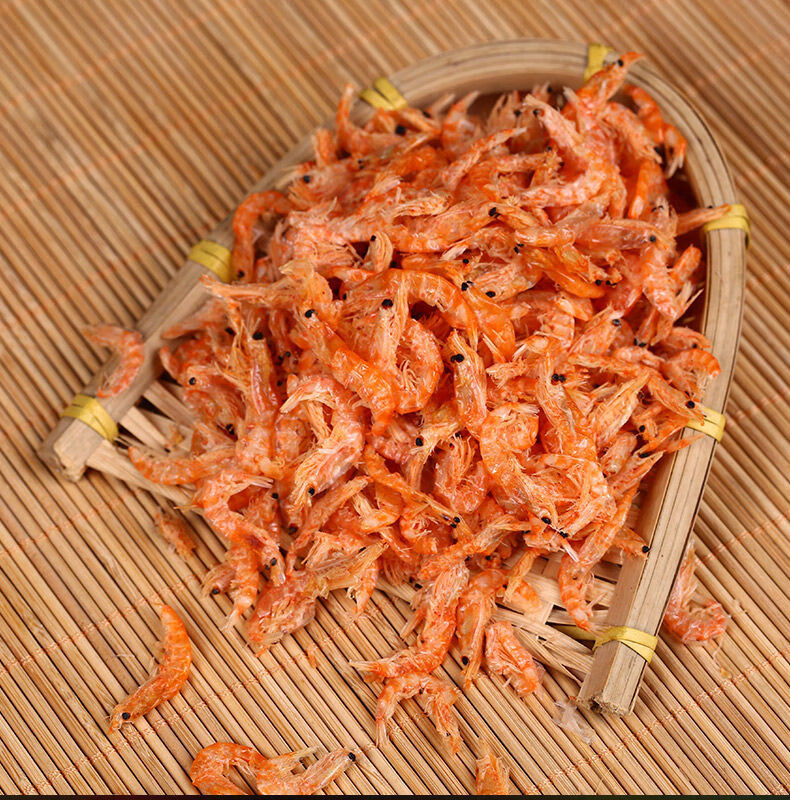 磷虾干即食温州特产烤虾干麟虾皮虾仁海米海鲜干货孕妇零食中虾约2500