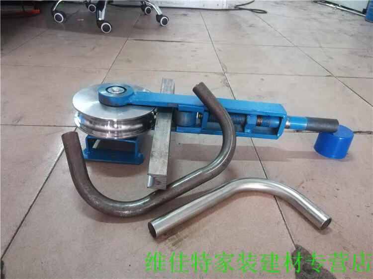 弯管器不锈钢管铁管镀锌管弯管机0180度一次成u型手动弯管机可定制127
