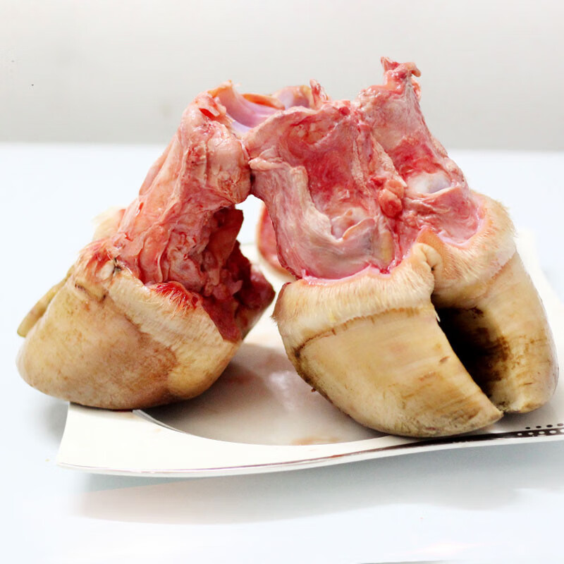 新鲜牛蹄子头牛脚1500g非去骨功夫卤熟生水牛骨牛掌爪带筋1500g