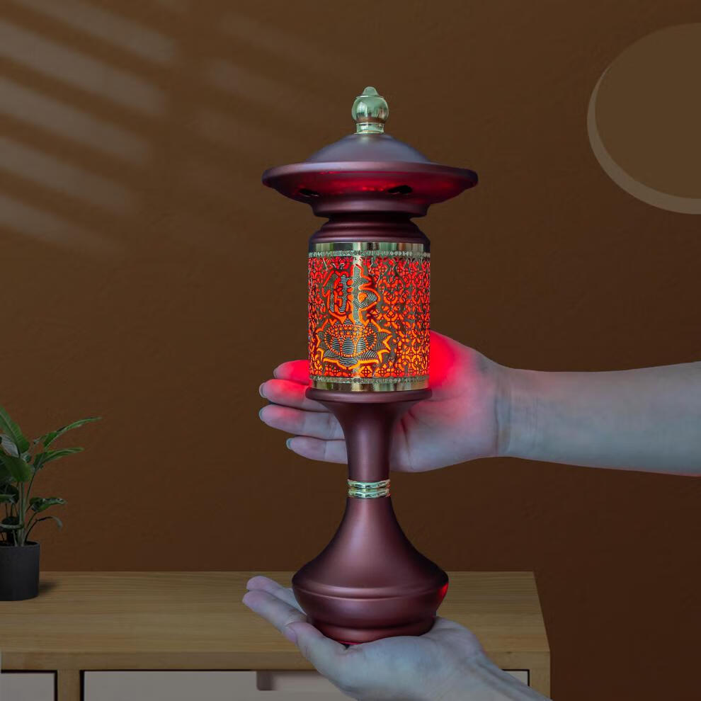 神台灯关公充电佛前财神灯led关公灯家用神台灯菩萨供灯灯长明灯复古