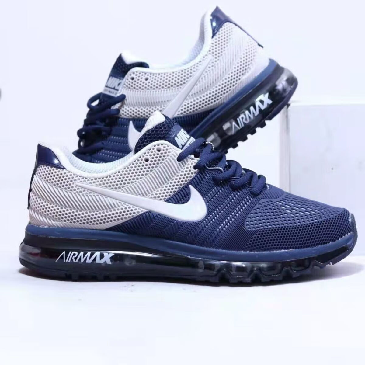 max 2017气垫鞋休闲增高鞋运动百搭跑鞋男女鞋网面全掌气垫鞋nike