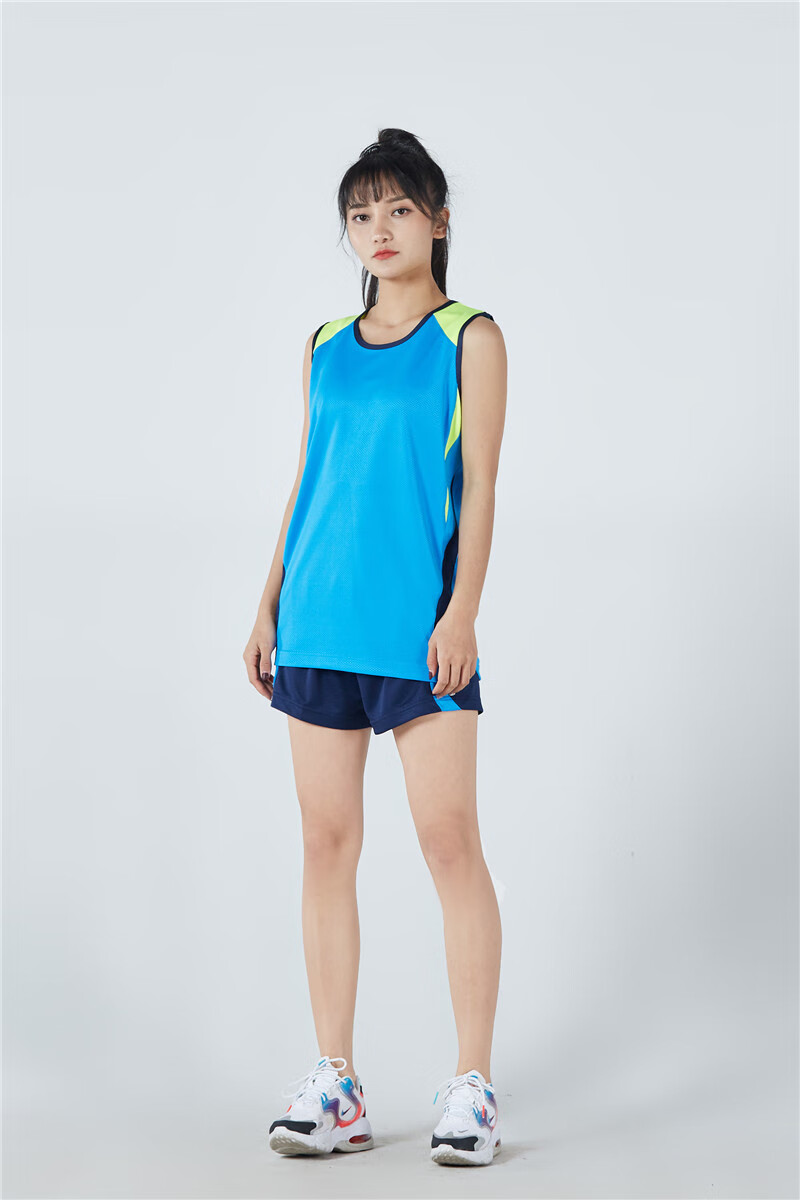 茂铃田径训练服套装印字男女短跑马拉松衣服体考运动跑步健身比赛背心