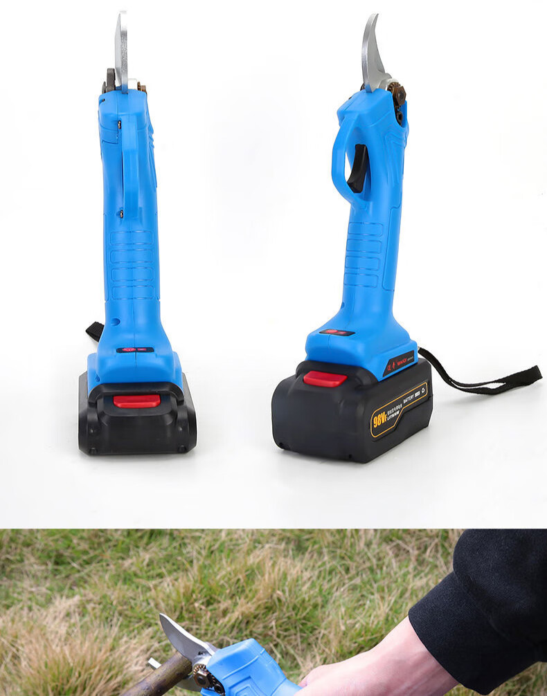 电动剪刀果树充电式修枝剪锂电充电剪刀 手持式修枝剪树枝sk5刀片定制