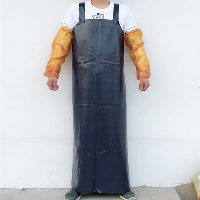 皮屠宰场耐磨水工作服罩衣卖菜卖鱼厨师耐酸碱瓷砖切割围裙杀猪宰羊