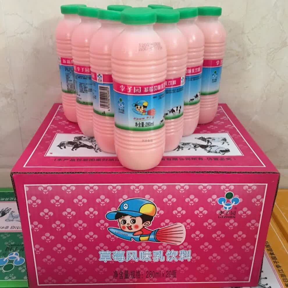 李子园牛奶280ml甜牛奶早餐奶 百菲酪 李子园牛奶280ml甜牛奶早餐奶
