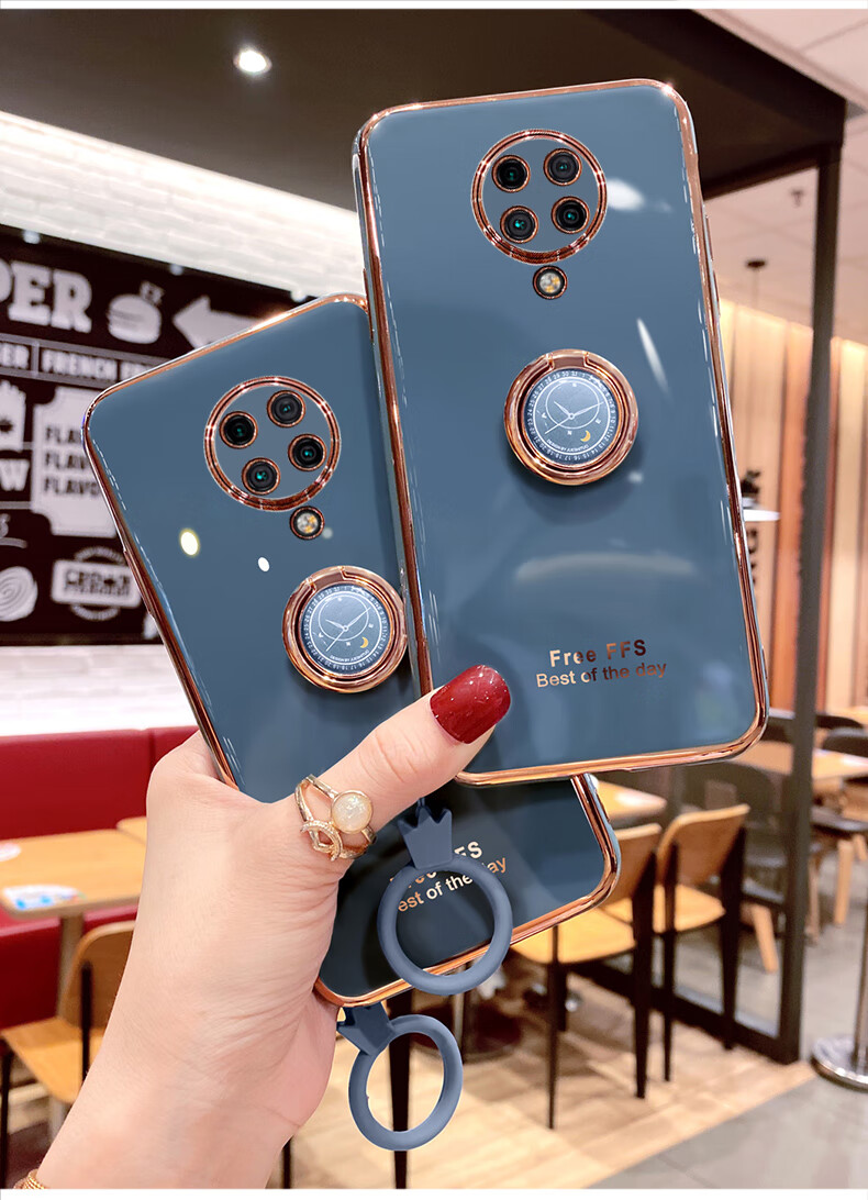 romsion 红米k30纪念版手机壳小米k30pro保护硅胶套5g镜头全包redmik