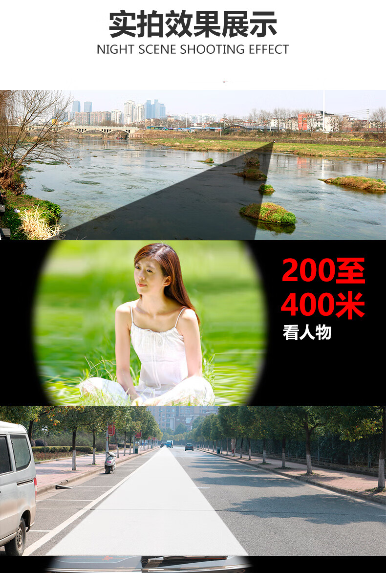 透视镜眼镜看人体望远镜高倍高清夜视10公里儿童成人便携户外演唱 巨