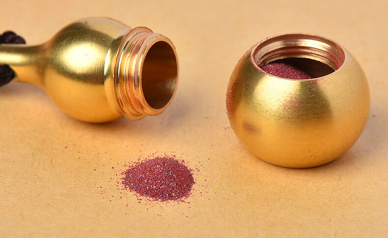 空心吊坠可打开放东西女装朱砂黄铜葫芦钥匙扣男福禄项链汽车挂件随身