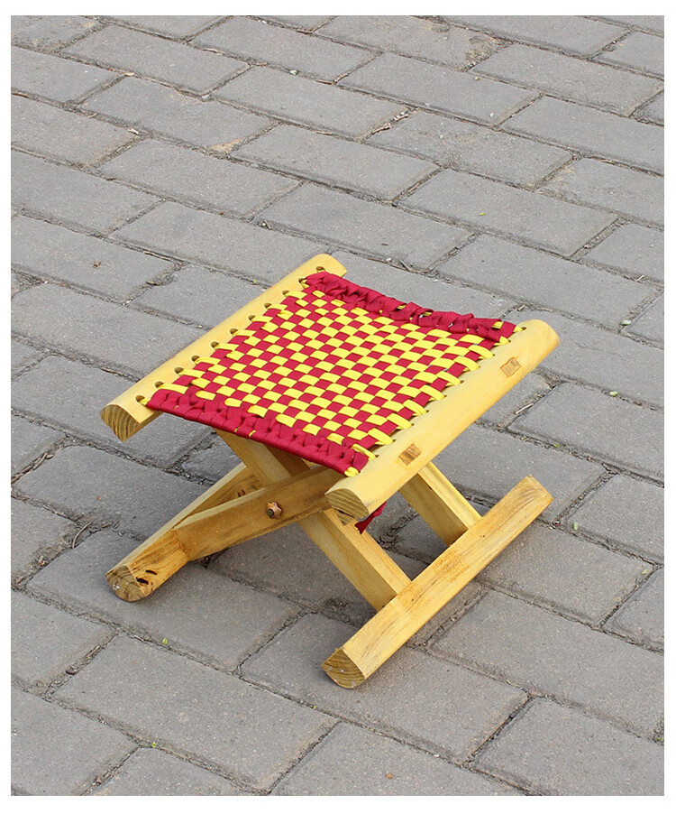 西雅登 马扎实木小马扎凳户外便携折叠成人折叠凳马扎