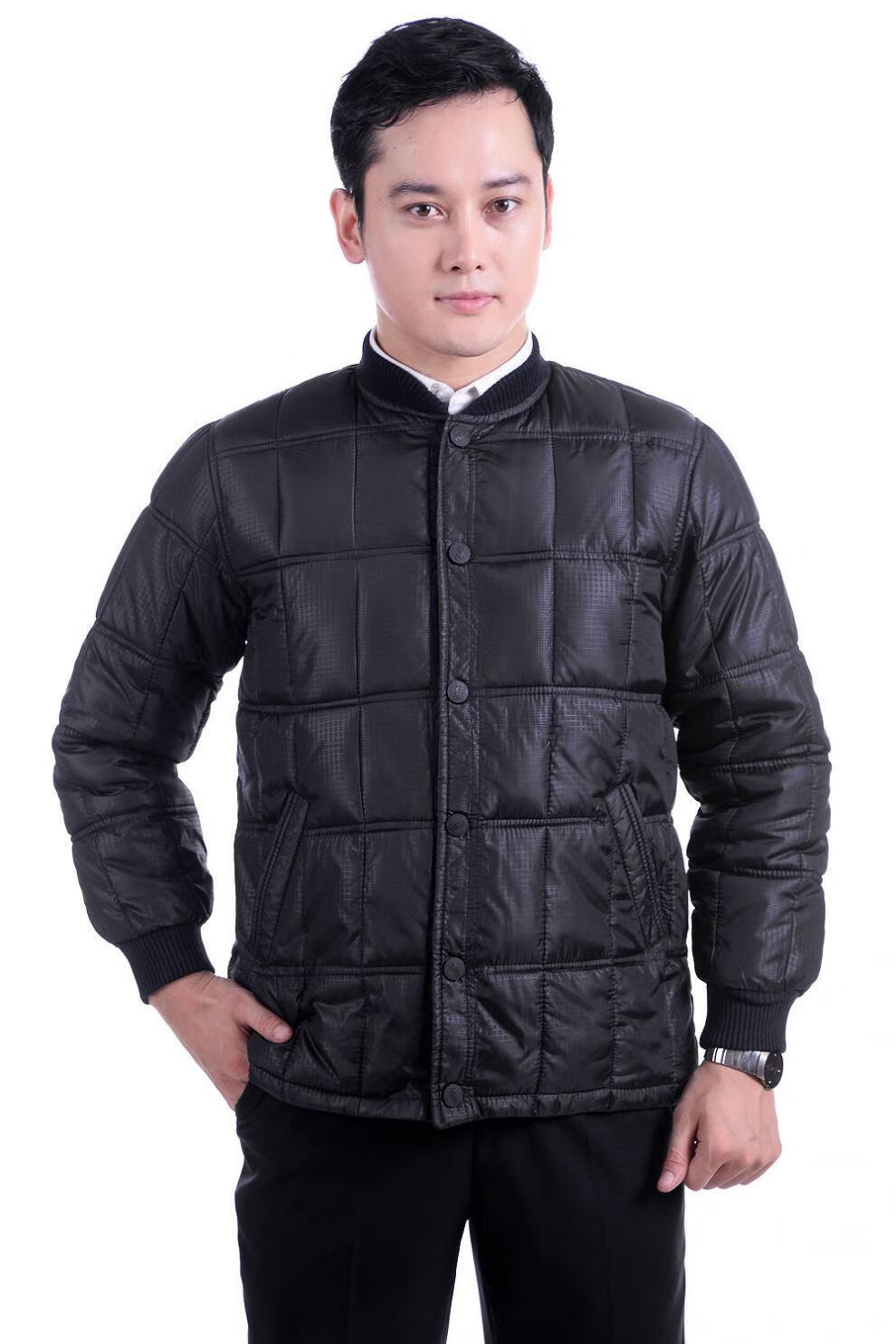 中老年爸爸装棉衣男棉袄中年外套冬装加厚保暖外套爷爷棉服男上衣纯