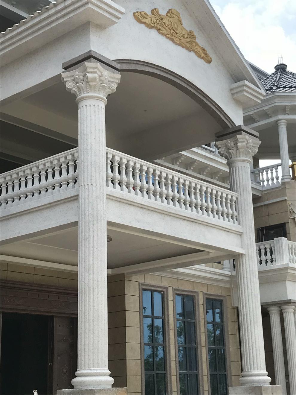 欧式别墅罗马柱模具围栏阳台护栏花瓶栏杆兰花现浇水泥柱建筑用60厘米