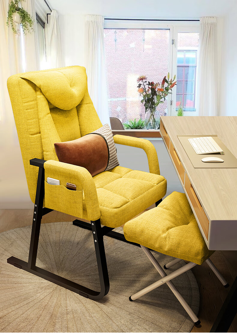 躺椅折叠椅午休靠椅午睡折叠床休闲靠背家用阳台便携 【多档调节沙发