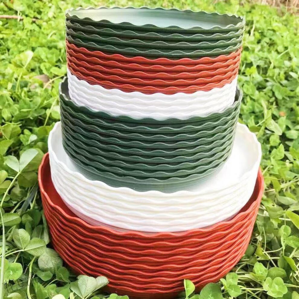 花盆托盘塑料花盘加厚底盘垫接水盘花盆垫底多肉圆形底托花盆底座 300