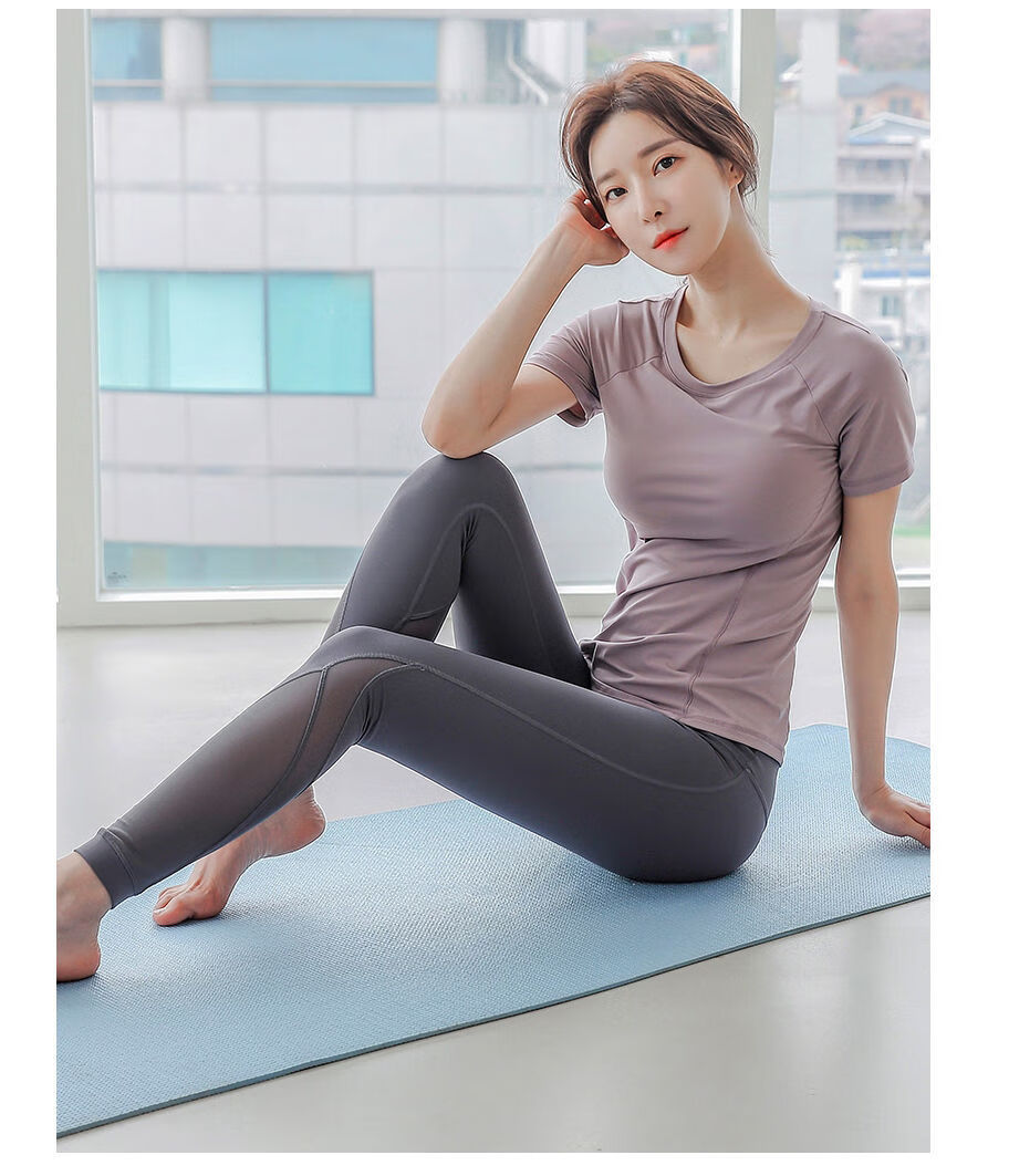 夏季瑜伽服2021新款瑜伽服装速干运动跑步健身套装女夏天薄款性感时尚