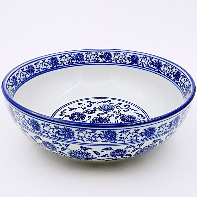 京品优选青花瓷大号汤碗陶瓷汤盆面碗酒店餐具汤碗酸菜鱼水煮鱼盆家用