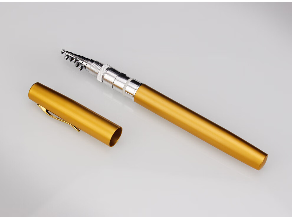 梵熙娅(fan xi ya)钢笔式钓鱼竿 钢笔式鱼竿迷你鱼 户外便携钓鱼竿