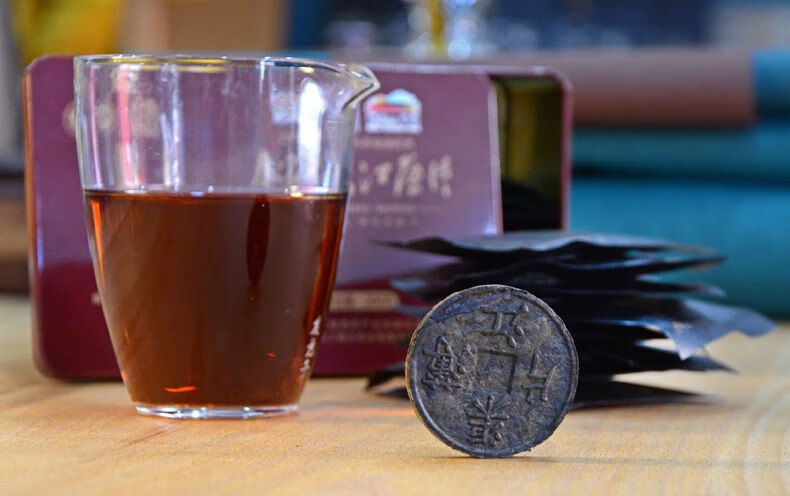 奉家渠江薄片安化黑茶伴手礼盒湖南特产茶叶袋泡奉家黑茶200g