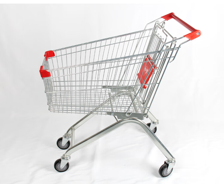 君吻手推车购物车 超市购物车家用商场手推车购物车物业理货小推车