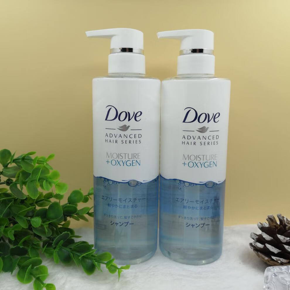 日本进口多芬洗发水多芬空气丰盈保湿洗发水露480g保湿浅灰色其他480