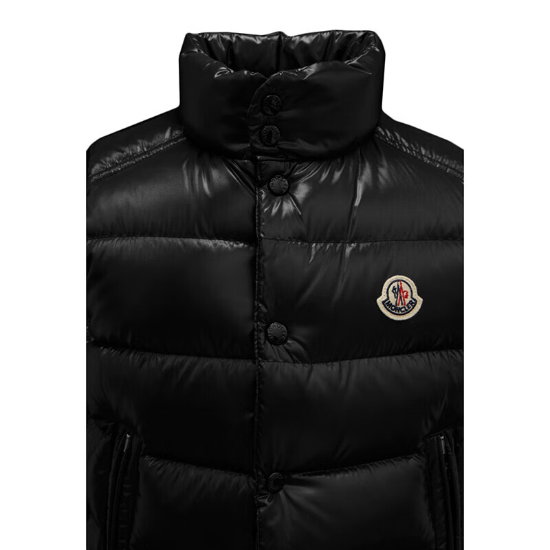 【包稅】moncler/蒙克萊 tib系列 男孩黑色漆面尼龍背心羽絨服h2954