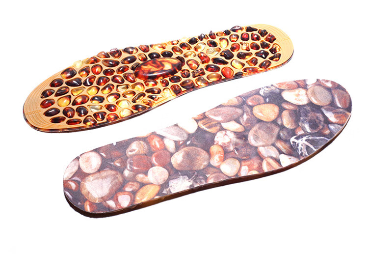 穴位鞋垫涌泉穴鹅卵石足疗垫足底穴位按摩工具脚底指压板涌泉穴按摩