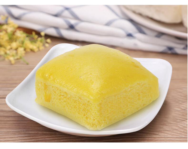 桂花方糕发糕传统糕点粗粮南瓜玉米糕蒸方糕馒头早餐半成品 南瓜方糕