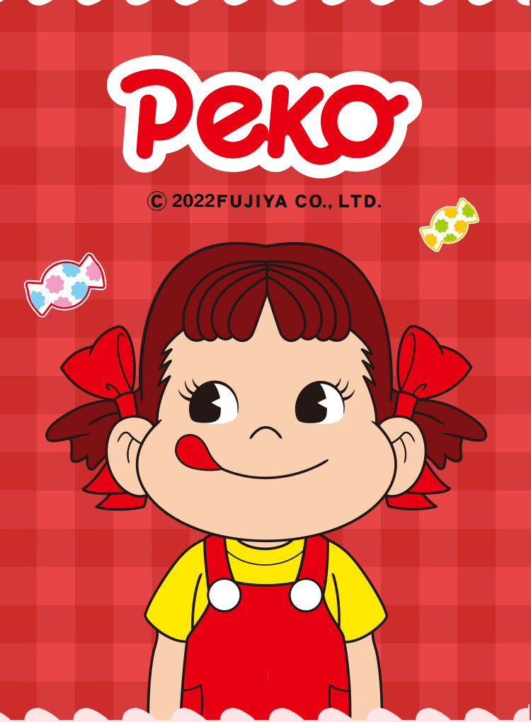 阪织屋peko联名不二家女士夏季冰瓷棉可外穿可爱家居服睡裙睡衣 活力