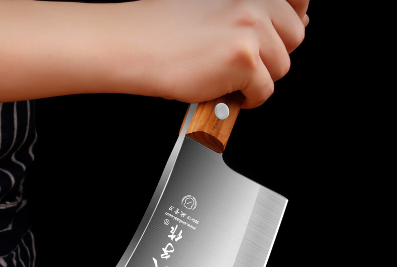 龙泉剁刀十八子作骨头家用斩骨重型屠夫专用坎加厚商用大骨 商用中号