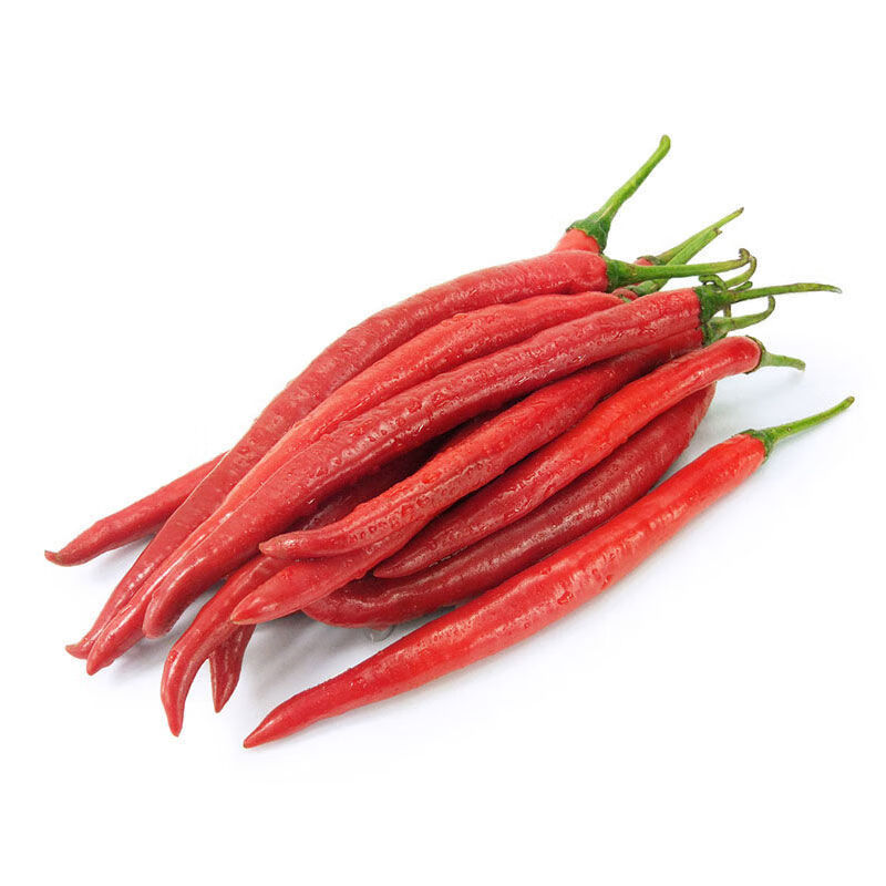 湖南浏阳本地农家自种现摘现发红辣椒批发腌制剁尖线椒中微辣 2斤