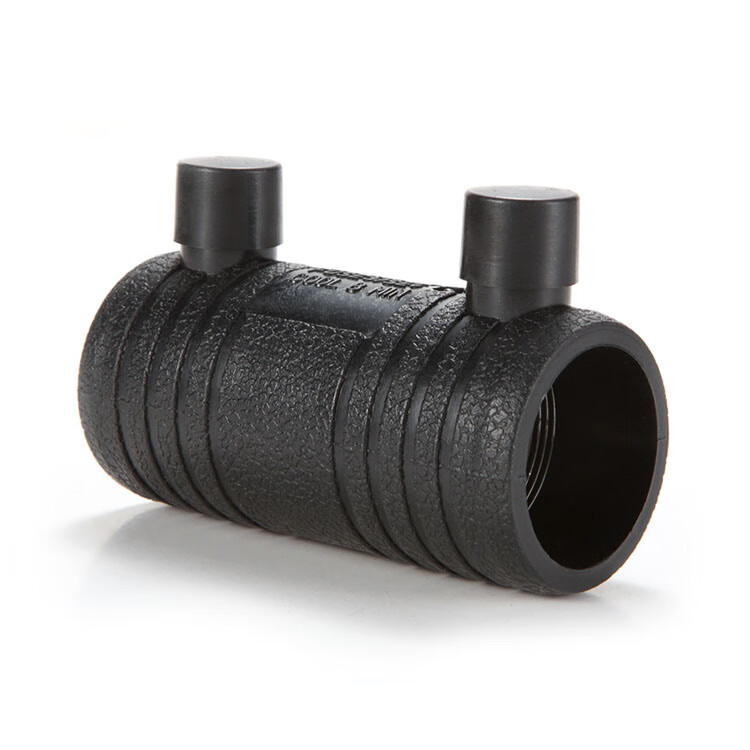 pe管件接头pe电热熔配件电熔直接电熔套筒pe管接头电容接头125电熔