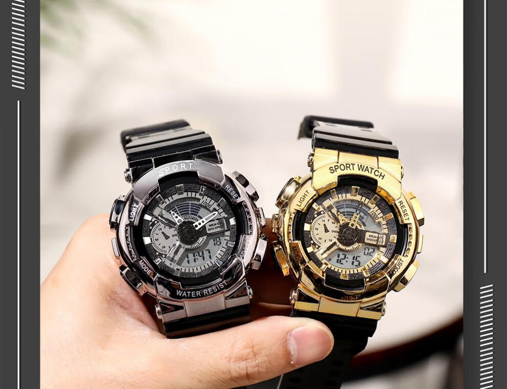 卡西欧(casio)联名款王一博电子手表男学生初中高中儿童潮流防水运动