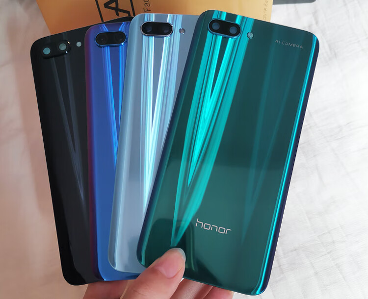 适用于荣耀10后盖玻璃原装 荣耀十手机电盖背壳 col-al10背面玻璃屏幕