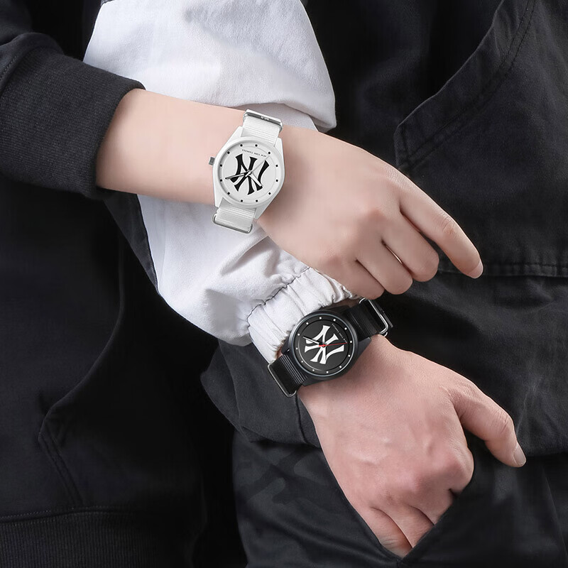 美职棒mlb网红手表女夏季ins风情侣款日式极简个性炫酷运动ny表男